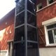 Elevateur hydraulique structure vitree
