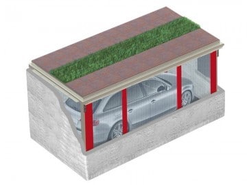 BOX ENTERRÉ POUR VOITURE