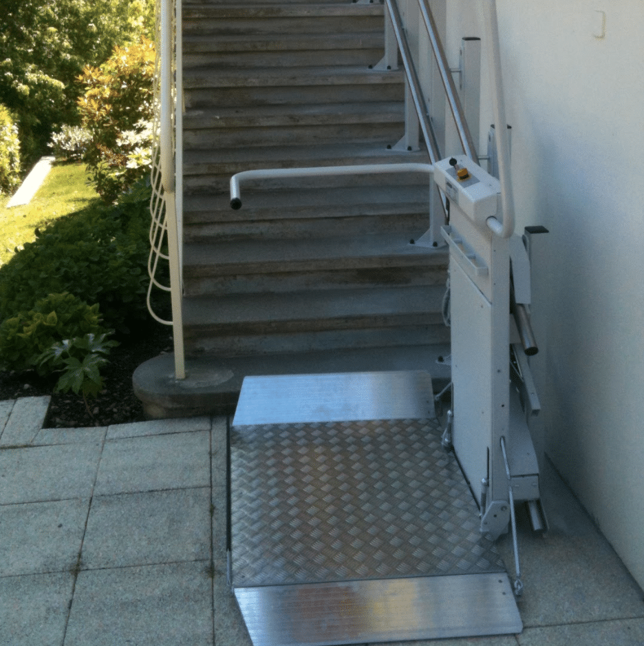 Plateforme escalier droit GTL2